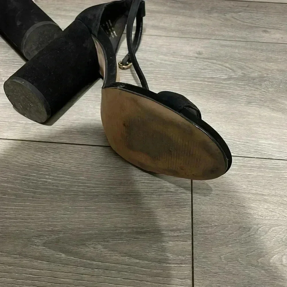 Also Black Sandal block Heel​​​​​​​​​